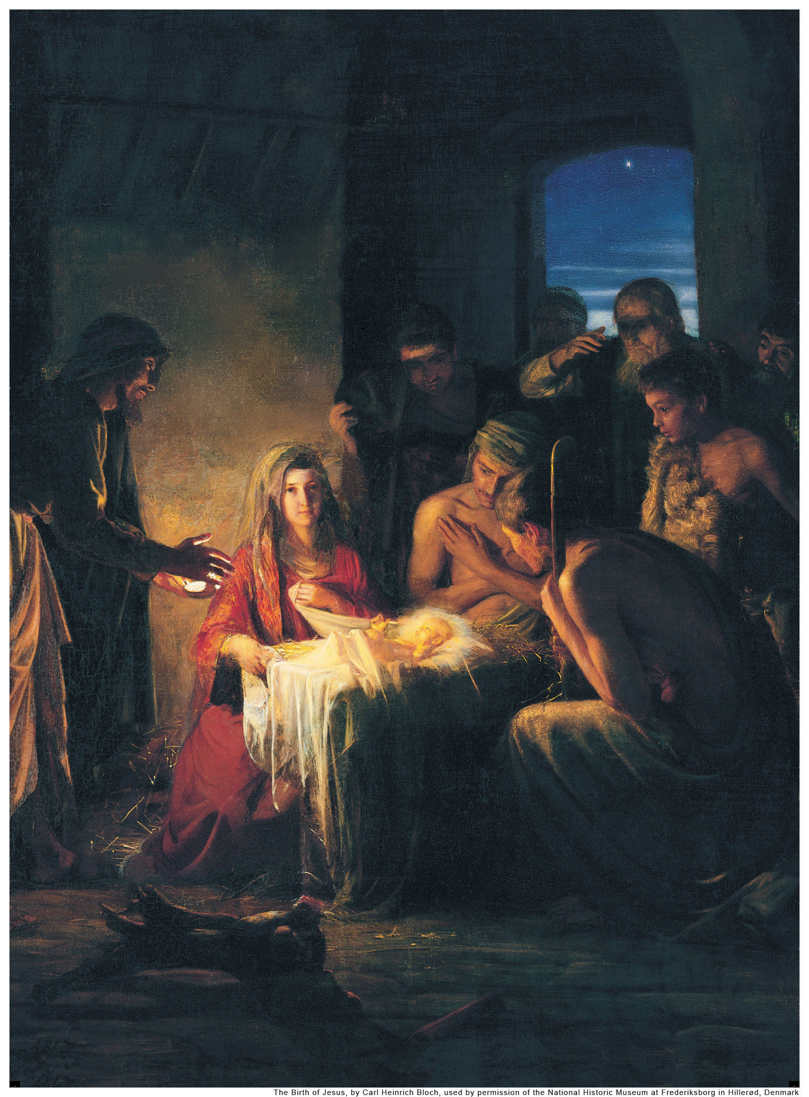 Gospel Art Picture “The Birth of Jesus”