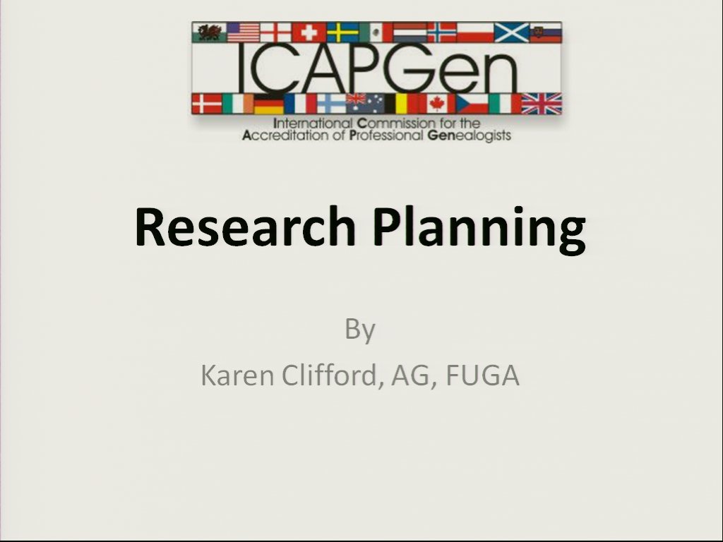 research planning